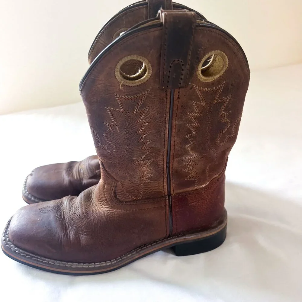 Smoky Mountains Jesse Western Leather Cowboy Boots 3